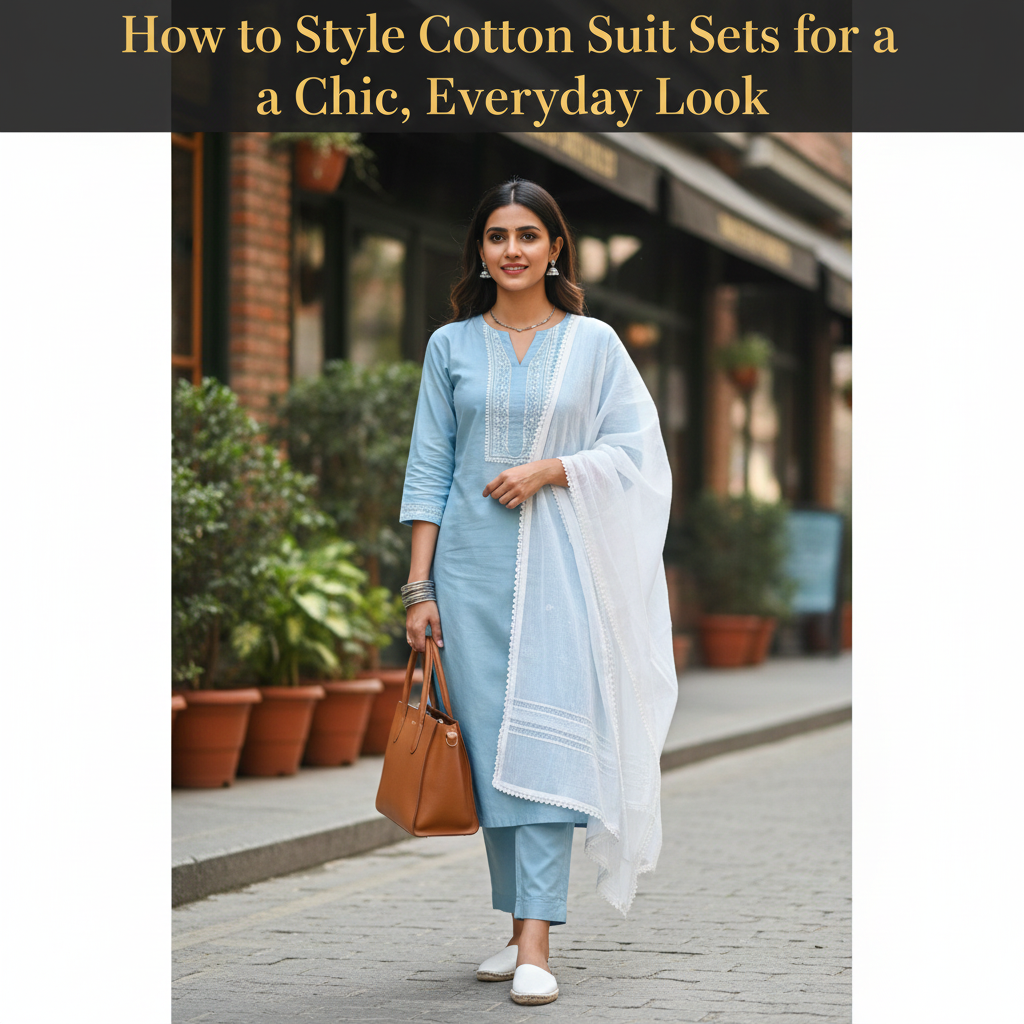 How to Style Cotton Suit Sets for a Chic, Everyday Look