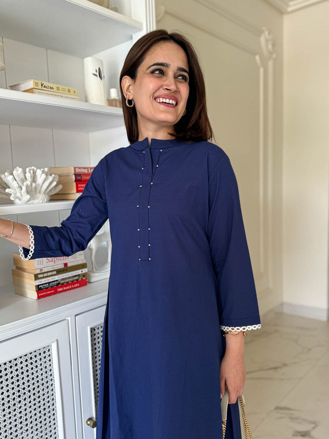 Classic Navy blue Daily Wear Co-Ords