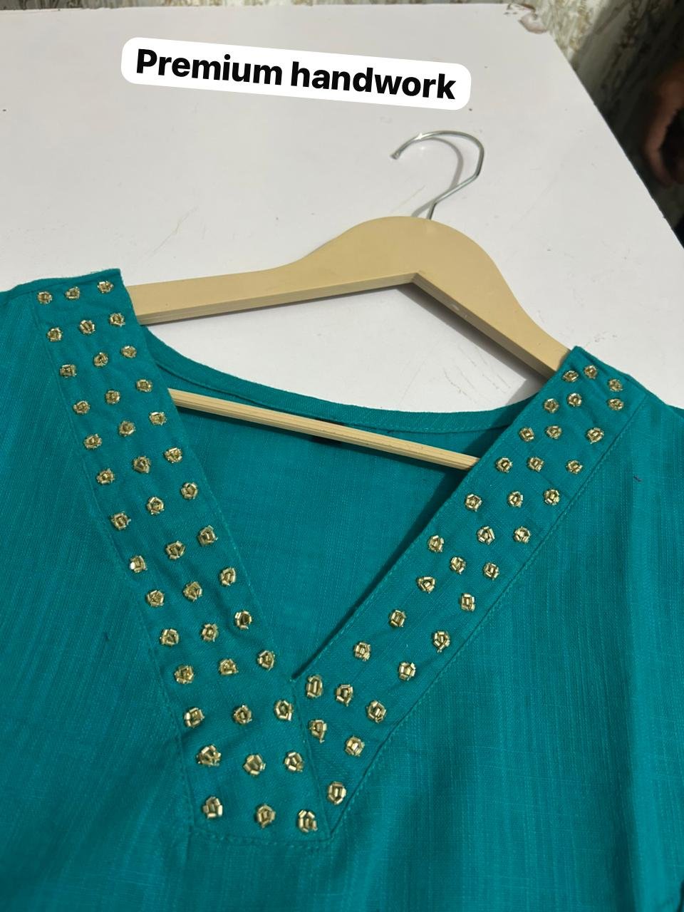 Handloom Cotton Kurta Pant with Khadi Silk Dupatta